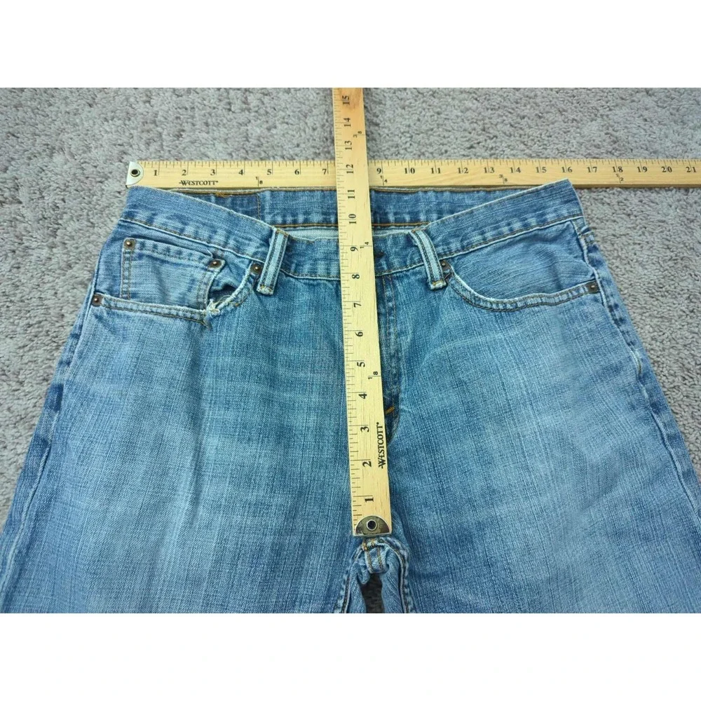 Levi's Jeans‎ Mens 32x30 Blue Denim Low Rise Bootcut Distressed Workwear